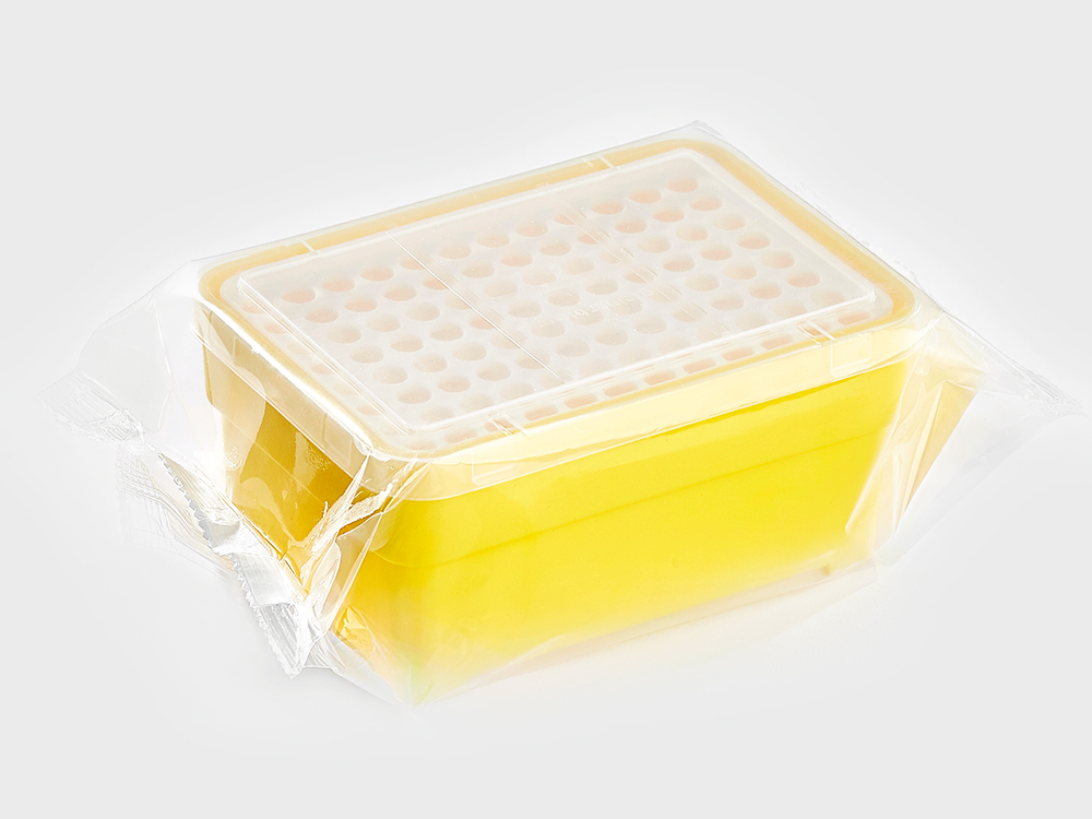 Illustration of pipette box in packaging