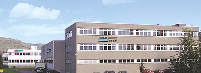 Illustration of the Hugo Beck company building